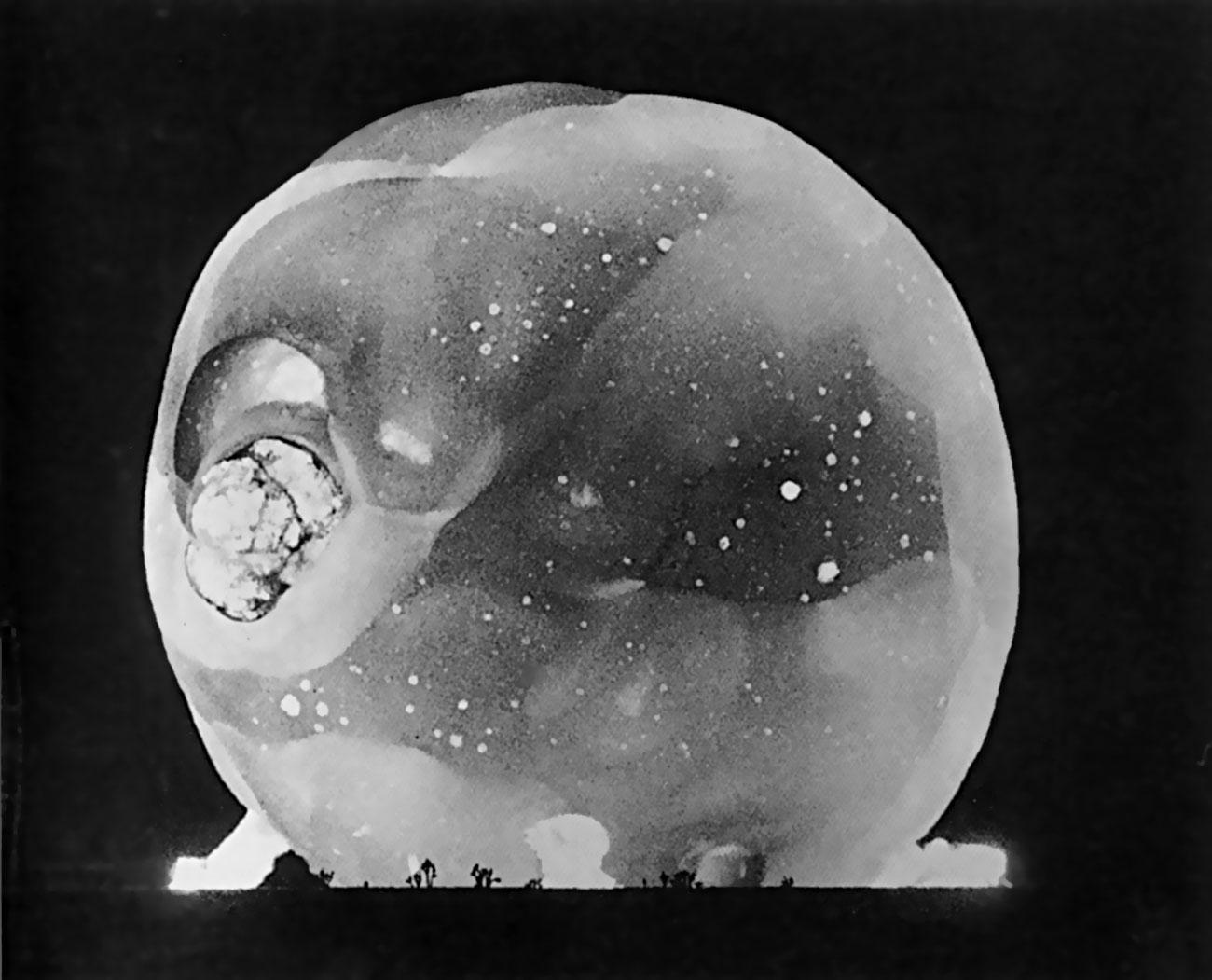 Instant Of Test Nuclear Detonation Captured By Harold Edgerton’s Rapatronic Camera With Shutter Speed Of One Hundred Millionth Of A Second. Circa 1950s