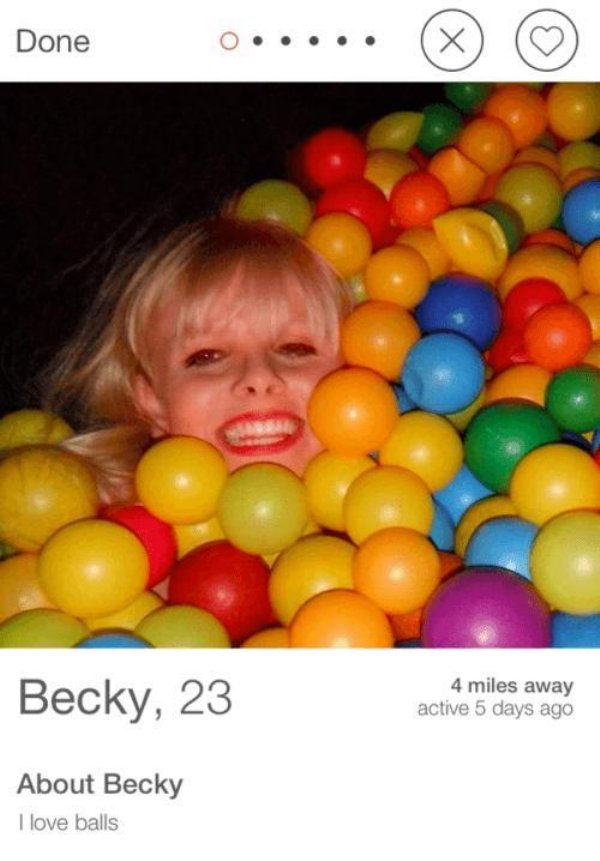 becky i love balls - Done Becky, 23 4 miles away active 5 days ago About Becky I love balls