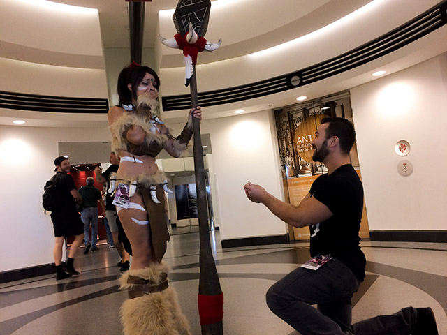True love at a cosplay event.