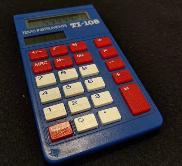 calculator - Texas Instruments Ti108 Mrc