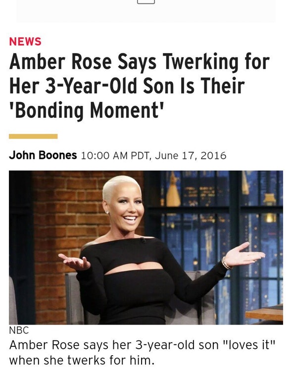 amber rose thot meme - News Amber Rose Says Twerking for Her 3YearOld Son Is Their 'Bonding Moment' John Boones Pdt, Nbc Amber Rose says her 3yearold son "loves it" when she twerks for him.