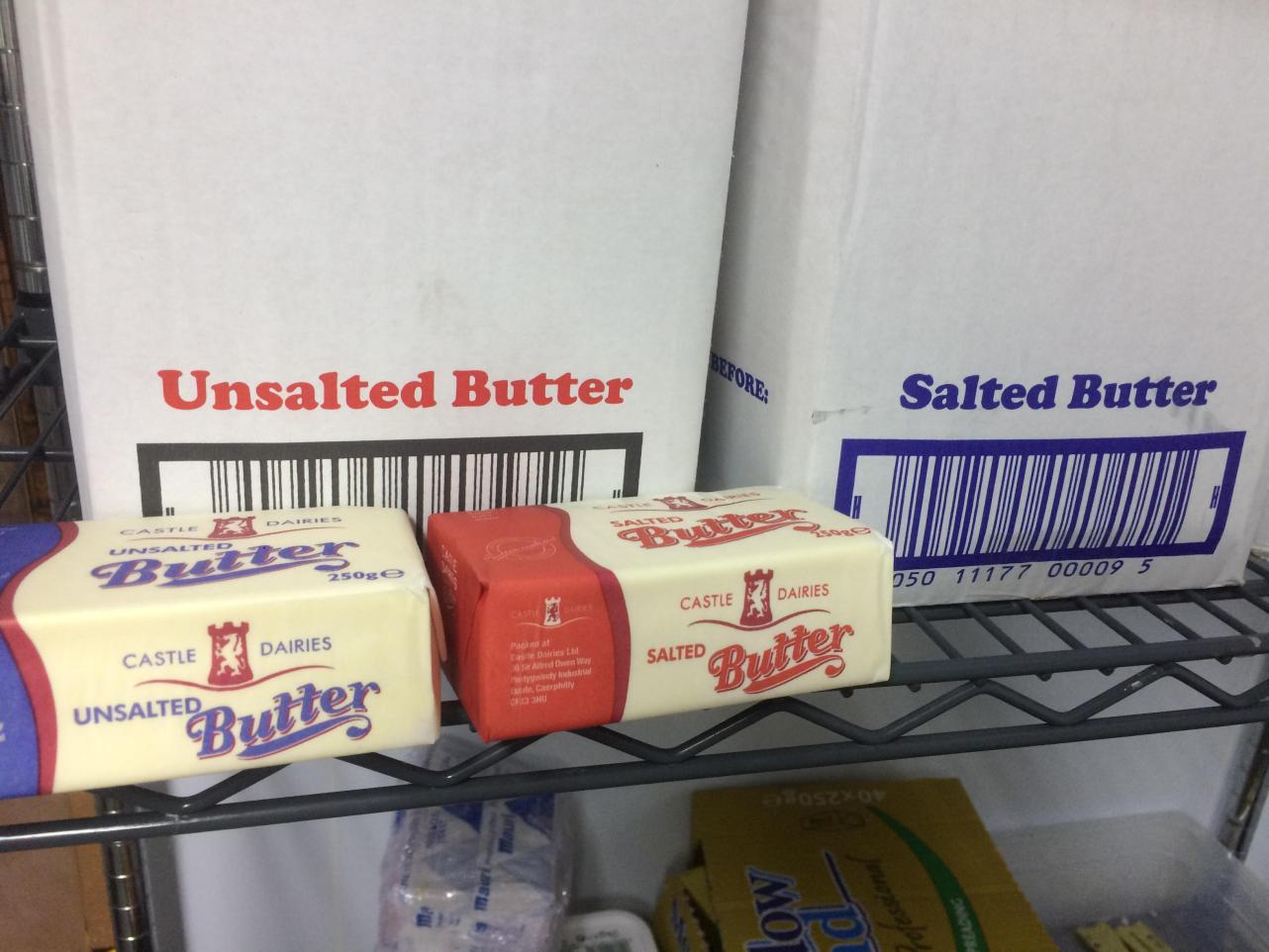 carton - Aeroren Unsalted Butter Salted Butter 050 11177 00009 5 Castle Dairies Castle Dairies Salted Butter Dairies Castle de D ries Unsalted Butter mau