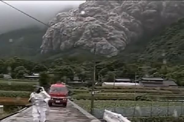 Pyroclastic Flows. Where cascades of super-heated gases and debris fall from the side of a volcano. The gases are so hot, that if you are caught in one your brain literally boils and explodes out of your skull.