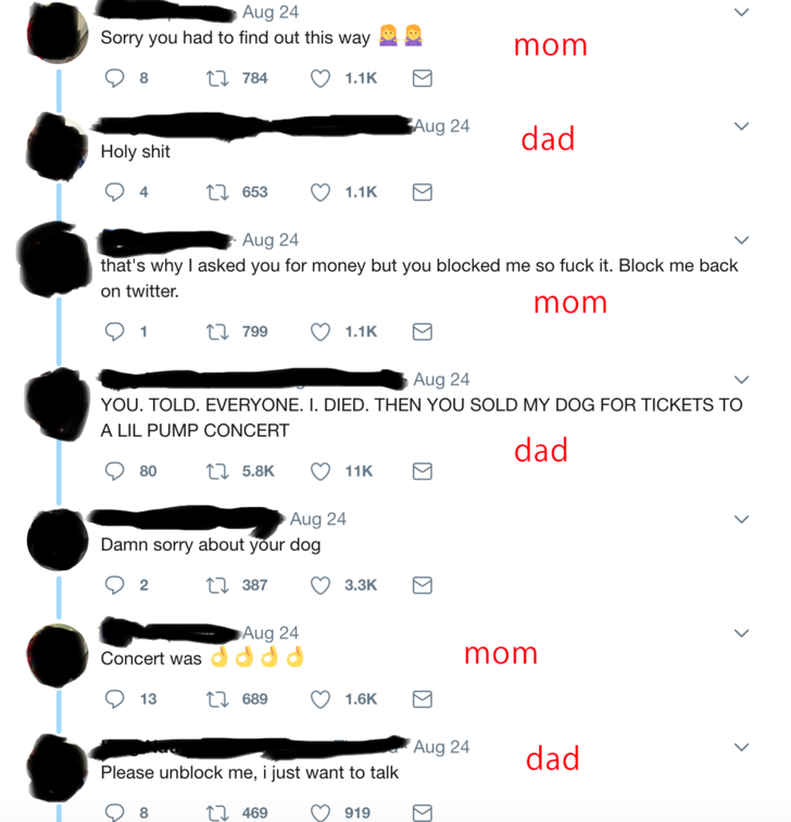 37 parents being absolutely aweful