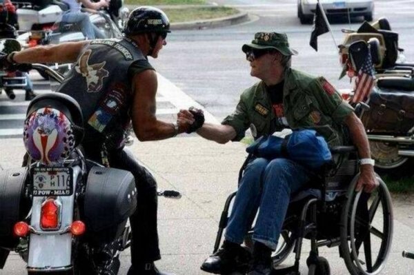 bikers thank you - Pow Mias