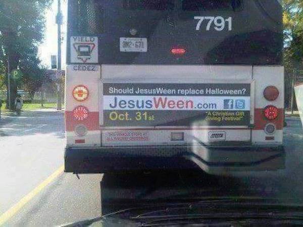failed job funny holiday fails - 7791 Should Jesus Ween replace Halloween? JesusWeen.com @ Oct. 31 S A Citan G Giving Fosuvar Cd 103 Allerg On