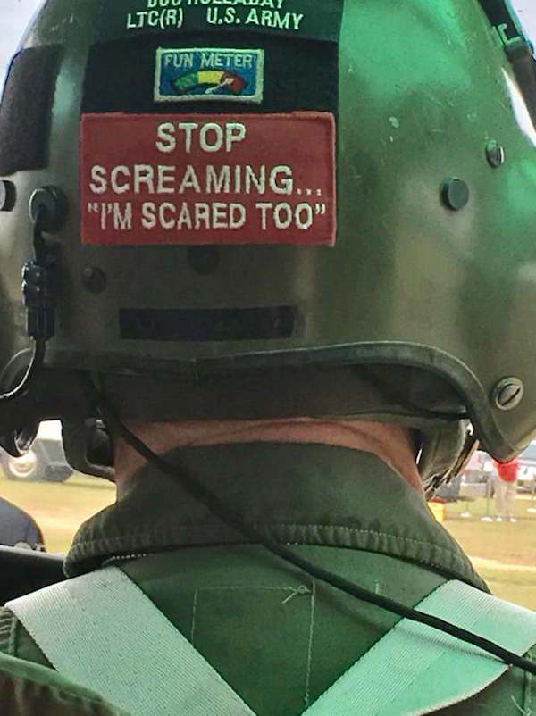 failed job don t scream i m scared too - Duuni LtcR U.S.Army Fun Meter Stop Screaming... "I'M Scared Too"