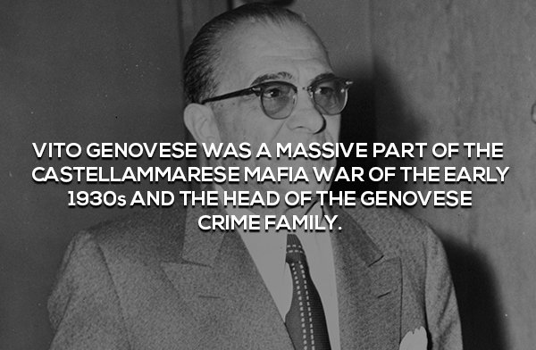 vito genovese - Vito Genovese Was A Massive Part Of The Castellammarese Mafia War Of The Early 1930s And The Head Of The Genovese Crime Family.