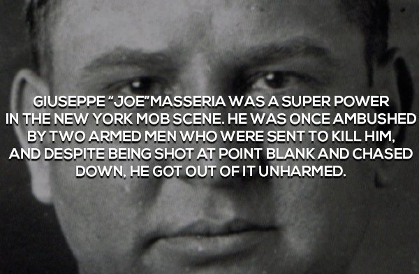 photo caption - Giuseppe "Joe"Masseria Was A Super Power In The New York Mob Scene. He Was Once Ambushed By Two Armed Men Who Were Sent To Kill Him. And Despite Being Shot At Point Blank And Chased Down, He Got Out Of It Unharmed.