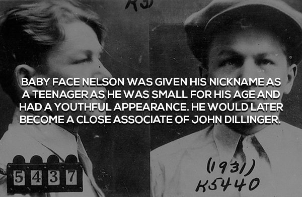 baby face nelson john dillinger - Baby Face Nelson Was Given His Nickname As A Teenager As He Was Small For His Age And Had A Youthful Appearance. He Would Later Become A Close Associate Of John Dillinger. 5 4 3 7 1931 35440