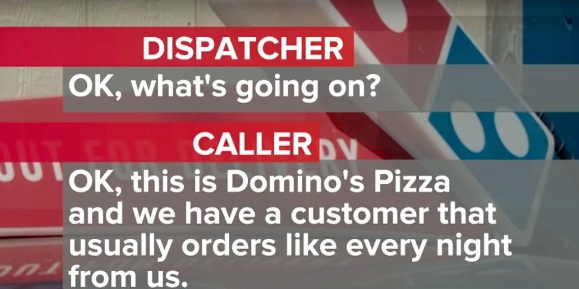 Tracey talked with the other employees, and they decided to call 911. “Well, I need some help on what to do, it could be an emergency,” he began. “This is Domino’s Pizza and we have a customer that usually orders like every night from us. And he hasn’t ordered in 11 days.” Once the operator got all of the details, they called the Marion County’s sheriff’s department.