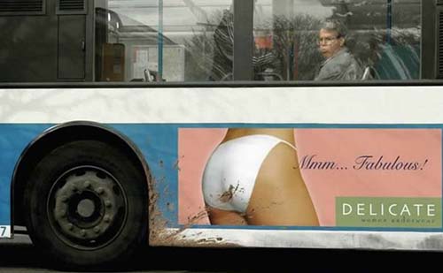 bad advertising placement - Mmm... Fabulous. Delicate 7