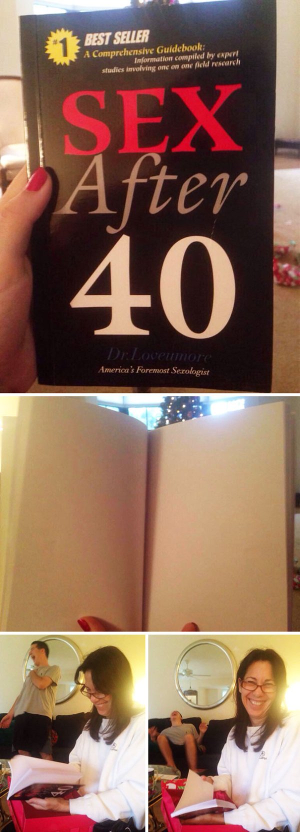 “I got my parents a present for their anniversary. My dad got a kick out of it.”