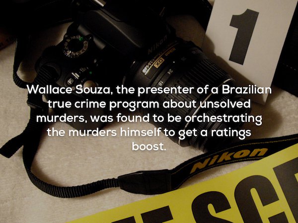 crime scene photography - Wallace Souza, the presenter of a Brazilian true crime program about unsolved murders, was found to be orchestrating the murders himself to get a ratings boost.