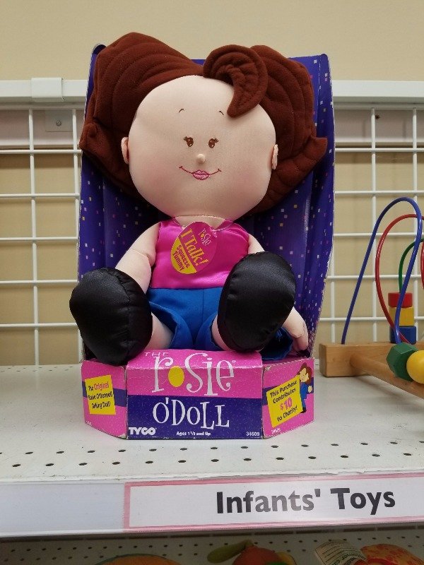 thrift store doll - Source lalk! I Sie al Tvs Port Controles $70 Age 1 ad up 34609 Odoll Infants' Toys