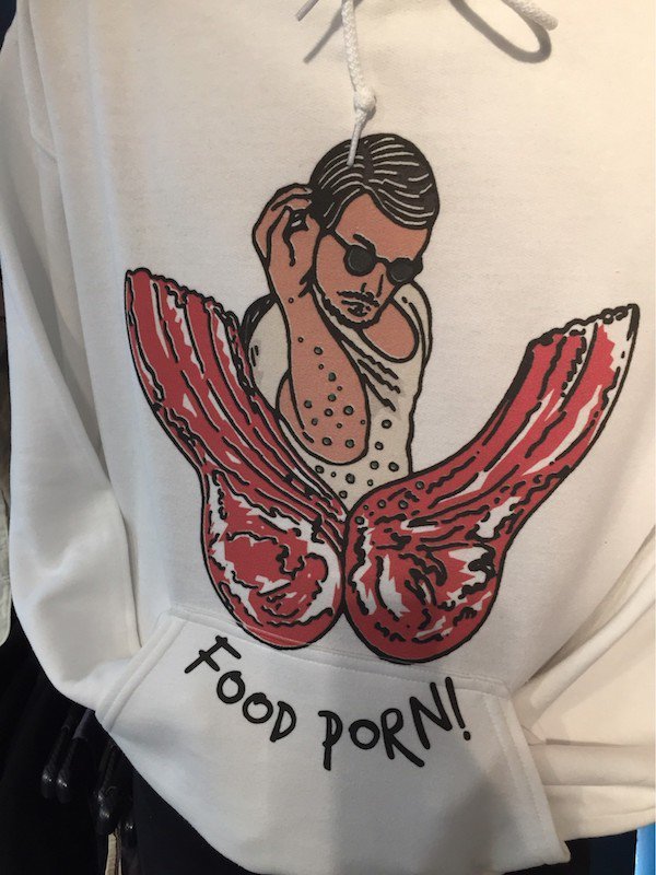 thrift store t shirt - Oodporn! Food Po