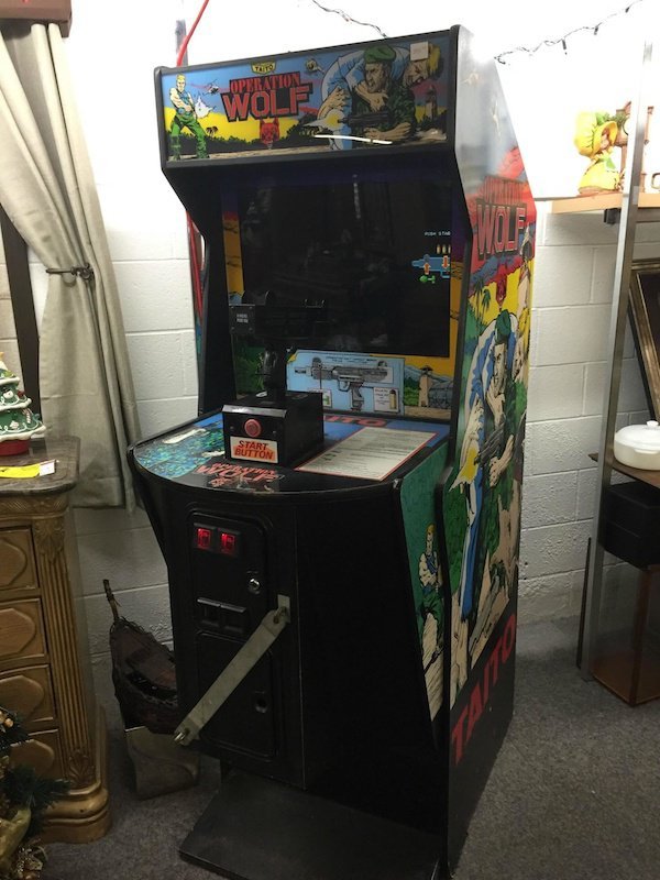 thrift store video game arcade cabinet - Operation
