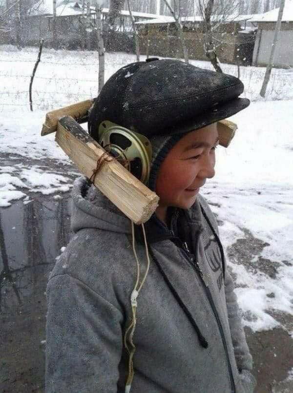 weird russia headphone funny