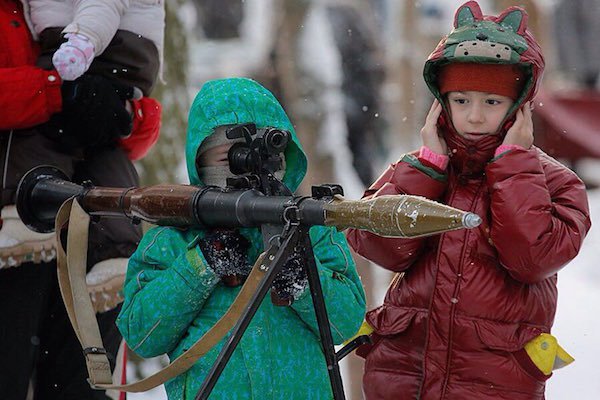 weird russia kid rocket launcher