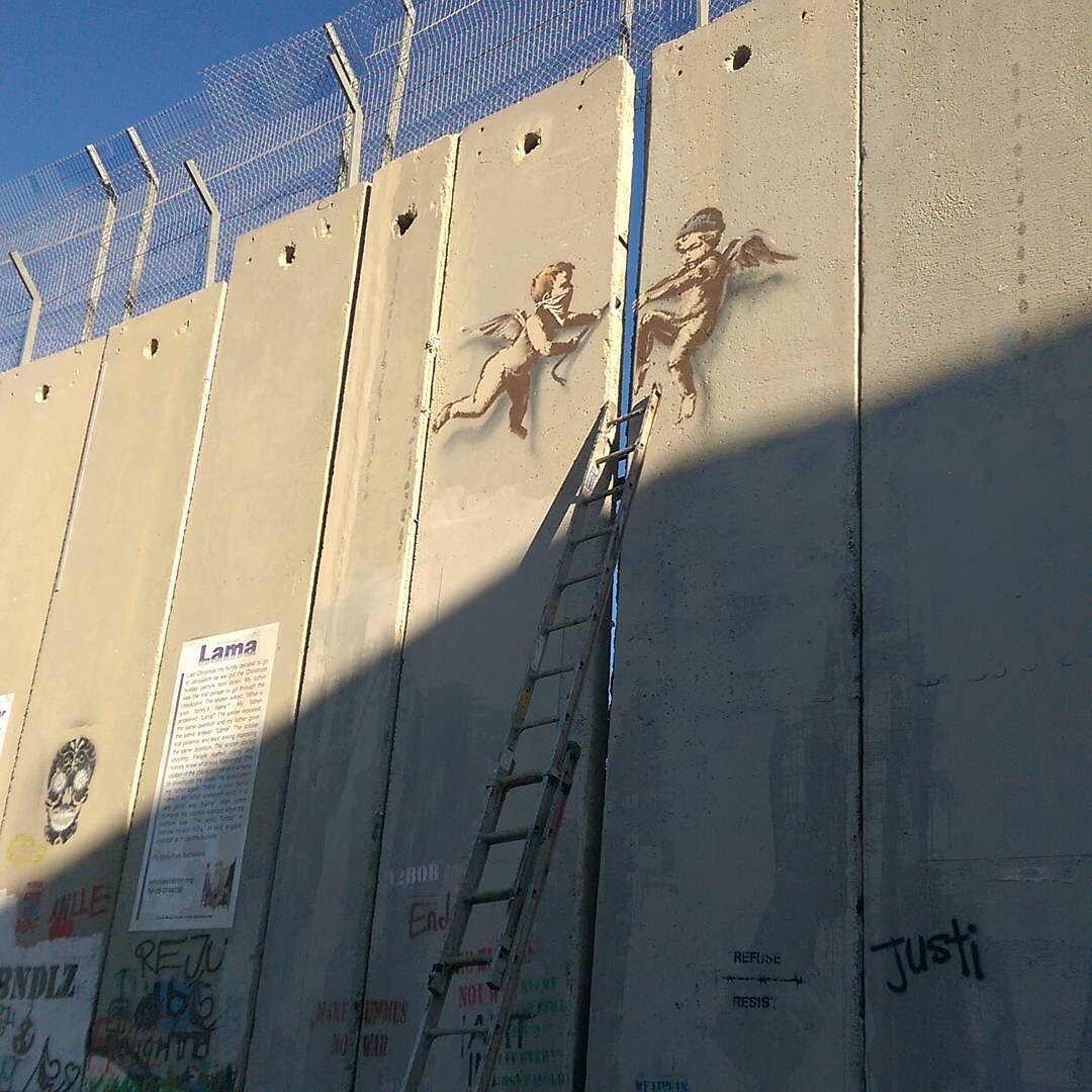 New work by Banksy in Bethlehem
