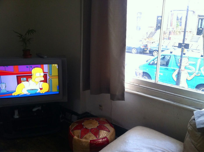 watching the simpsons