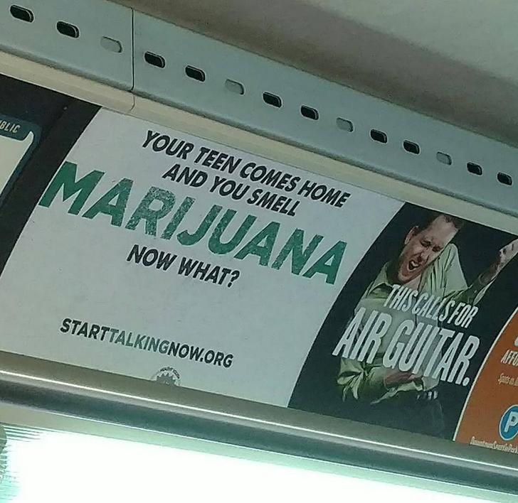 bad ad placement - Blic Your Teen Comes Home And You Smell Marijuana Now What? Starttalkingnow.Org gate