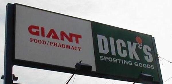 advertising fails - Giant FoodPharmacy Giant Dick'S Sporting Goods