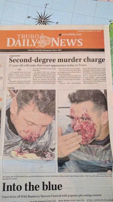 truro news - Monday, trurodaily.com Truro Daily News Your Community Newspaper Since 1891 Seconddegree murder charge 17yearold will make first court appearance today in Truro with Crimes The b est W www won the Webe vest festival peeg contest of the True S