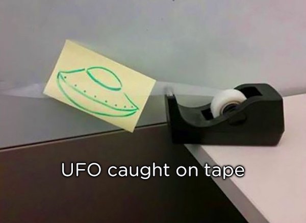pun genius puns - Ufo caught on tape