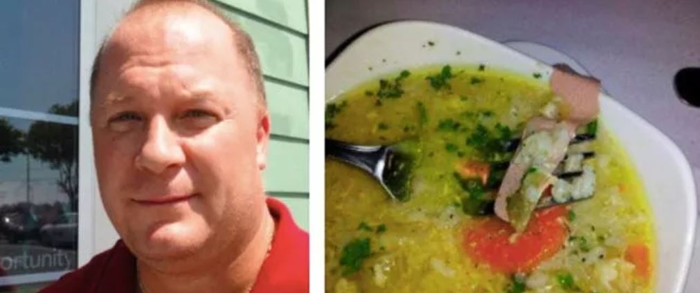 Cops got a call from a man at Leo's Grill in Palm Harbor, Florida after he found a bandage in his soup. Even though it was a non-emergency, a health inspector eventually gave the restaurant a once-over and found over 22 health code violations.