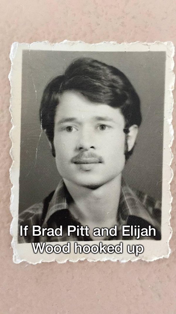 brad pitt elijah wood - If Brad Pitt and Elijah Wood hooked up