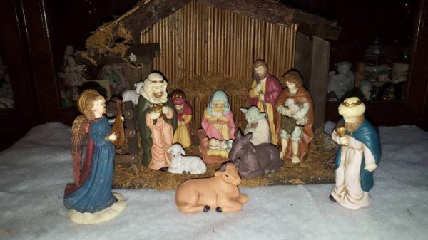 yoda nativity scene