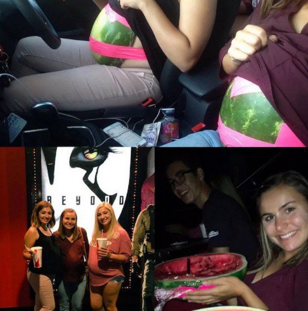 watermelon into movie theatre