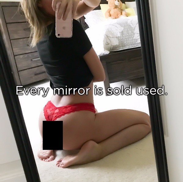 shoulder - Every mirror is sold used.