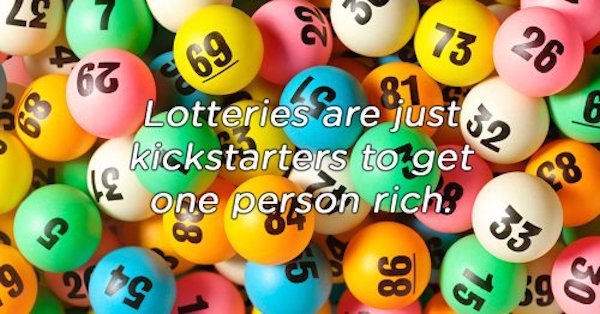 lotto win - 227 Lotteries are just kickstarters to get one person rich he bar 83 Mb a 6 210 19