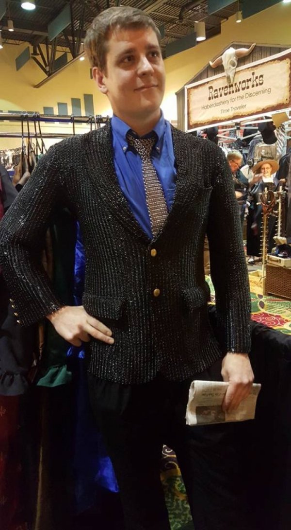 chain mail suit and tie - Works havenwor Haberdashery for the Discerning