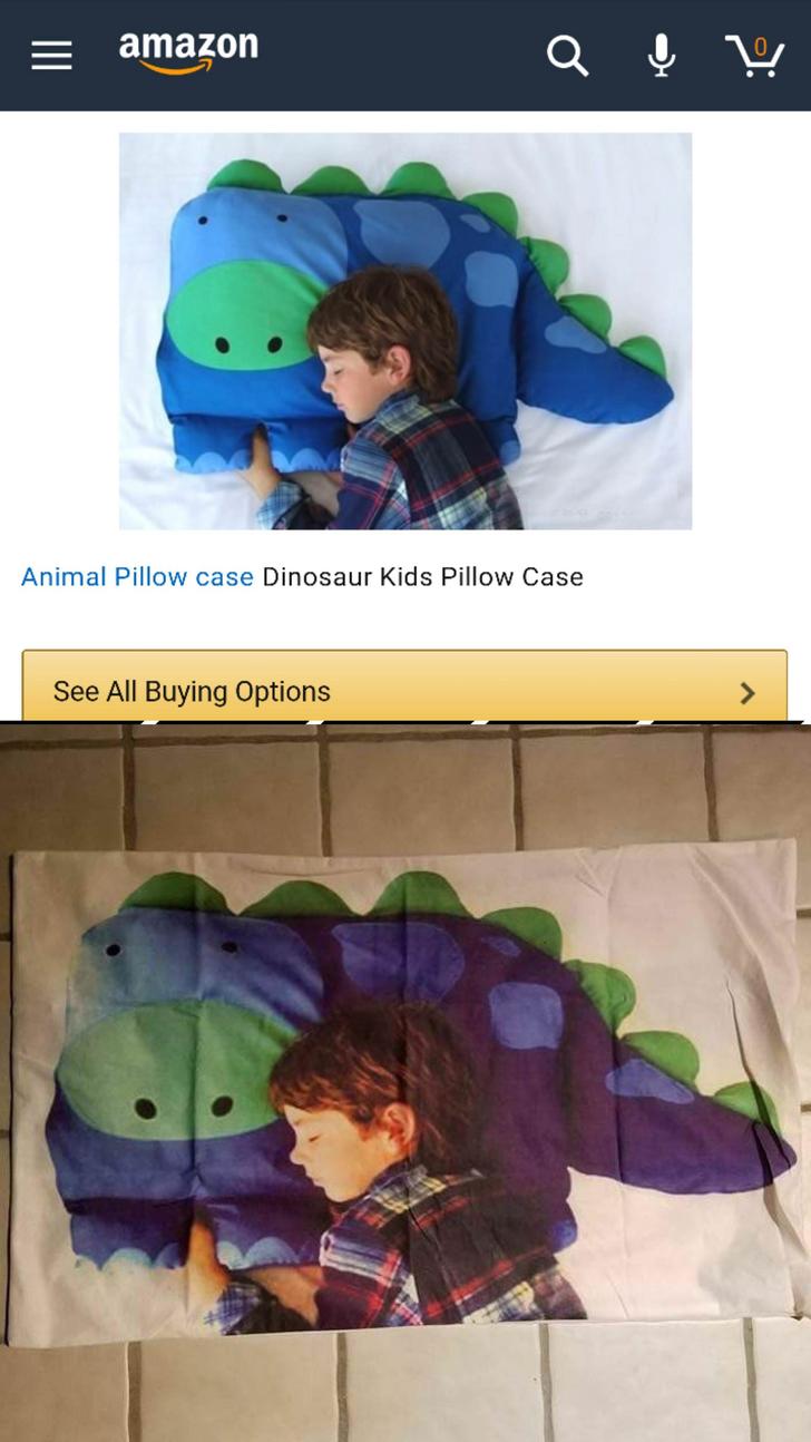 expectation vs reality dinosaur kids pillowcase - amazon Animal Pillow case Dinosaur Kids Pillow Case See All Buying Options