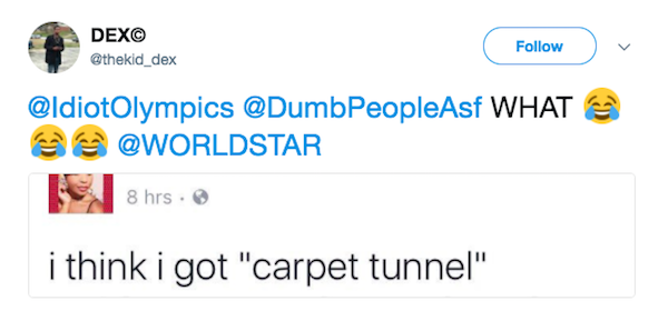 online advertising - Dex v What 8 hrs. i think i got "carpet tunnel"