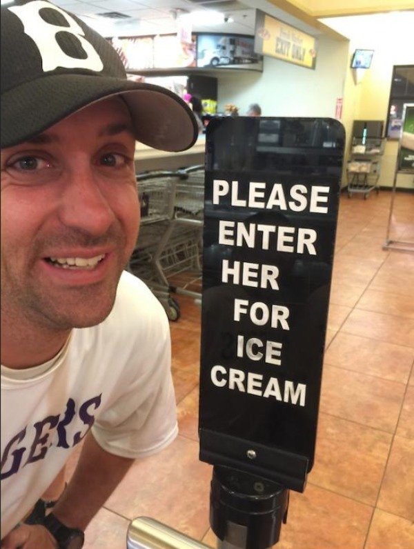 Please Enter Her For Ice Cream