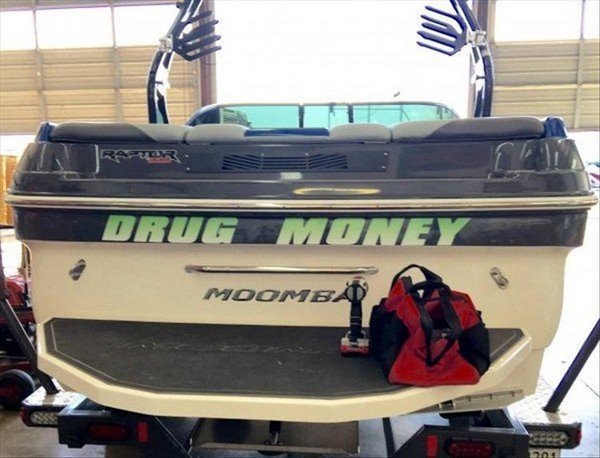 drug boat names - Money Moombard