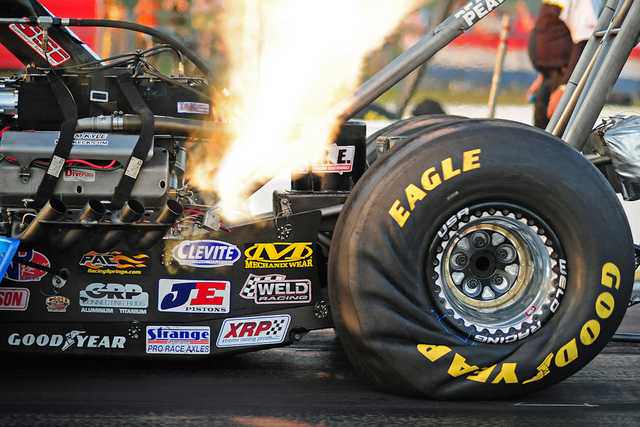 Dragster Tire Wrinkle