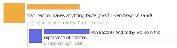 20 times commas were important