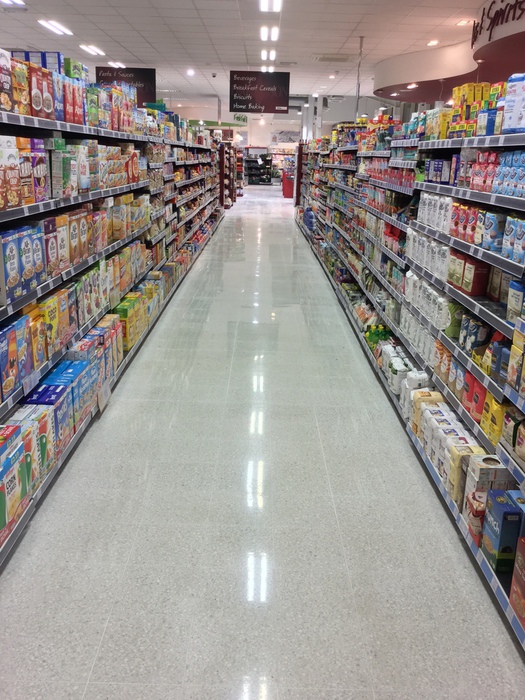 Stores will make the tiles on the floor smaller in the expensive aisles of the store so the wheels of the cart click faster and you subconsciously think you're moving faster and slow down, making you spend more time in said expensive aisle