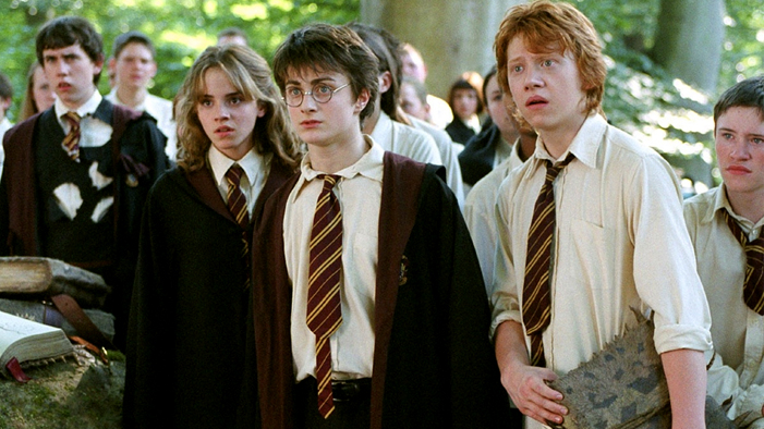 Before the filming of Harry Potter and the Prisoner of Azkaban, director Alfonso Cuarón had Daniel Radcliffe, Rupert Grint, and Emma Watson write essays about their characters. Watson turned in a 16 page essay, Radcliffe gave a single page, and Grint forgot to turn his in