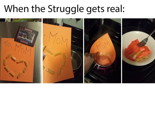 orange - When the struggle gets real Mon