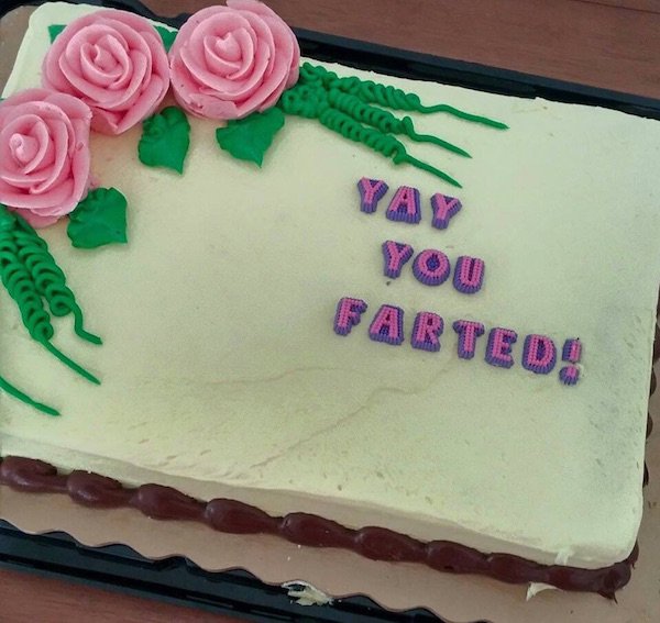 girlfriend fart cake