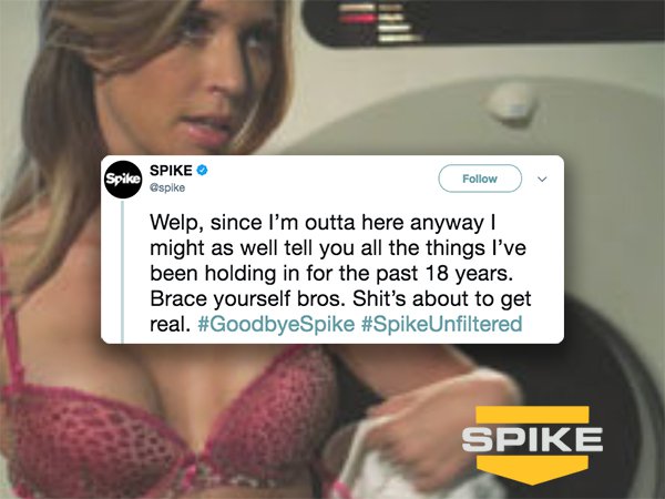 Spike TV is Shutting Down and Their Twitter Person is Having a Field Day