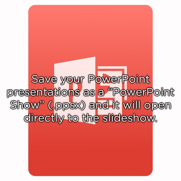Save your PowerPoint presentations as a "PowerPoint Show" .ppsx and it will open directly to the slideshow