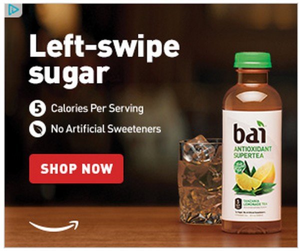 superfood - Leftswipe sugar 5 Calories Per Serving No Artificial Sweeteners bai Antioxidant Supertea Shop Now