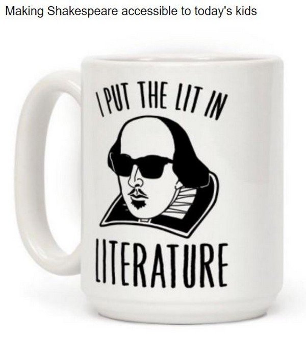 gifts for literature teachers - Making Shakespeare accessible to today's kids | Put The Lit In Literature